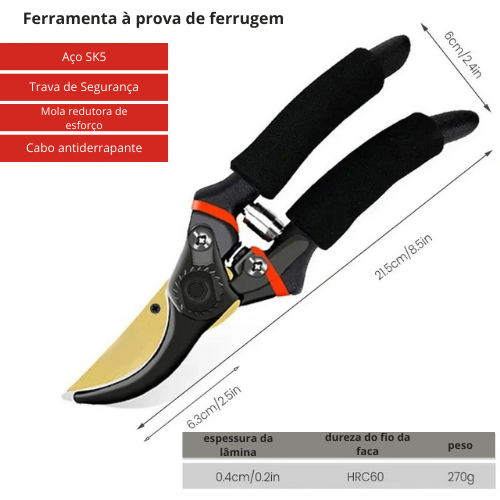 Tesoura de Poda Profissional
