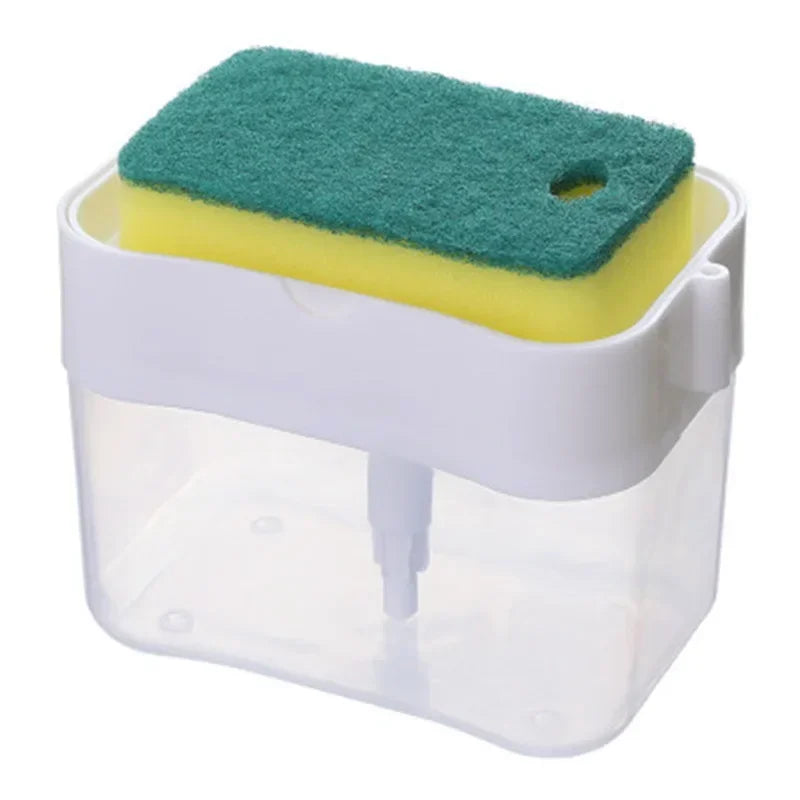 Dispensador de Detergente com Suporte para Esponja
