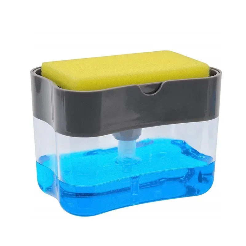 Dispensador de Detergente com Suporte para Esponja