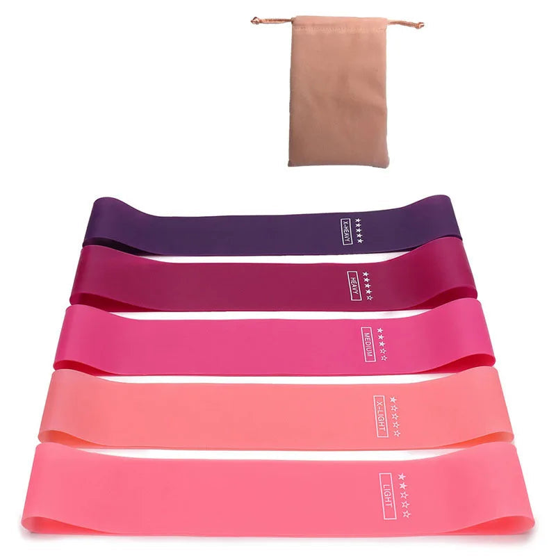 Conjunto de 5 Faixas Elásticas de Resistência