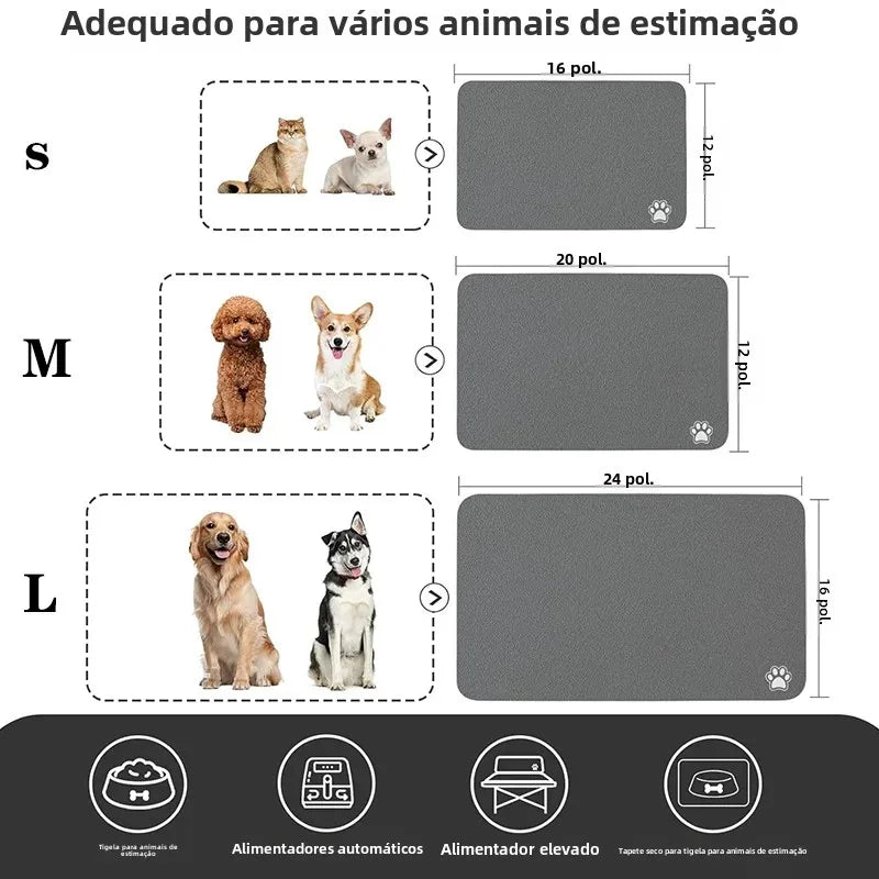 Tapete Absorvente para Alimentação Pet