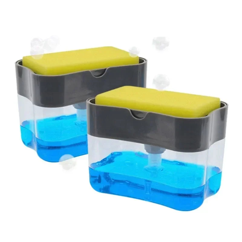 Dispensador de Detergente com Suporte para Esponja
