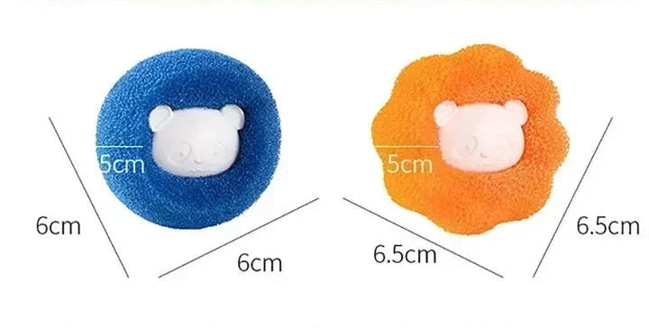 Bolas Removedoras de Pelos para Lavagem